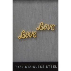 Little girls “LOVE” Earrings